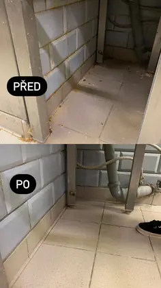 Před a po: zázemí provozu