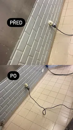 Před a po: obklad a podlaha technického zázemí
